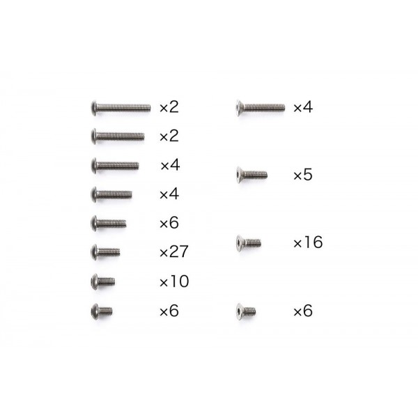 Tamiya TA08 PRO Titanium Screw Set