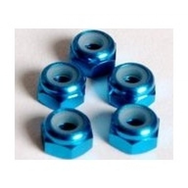 Tamiya 3mm Thin Aluminum Lock Nuts (5)