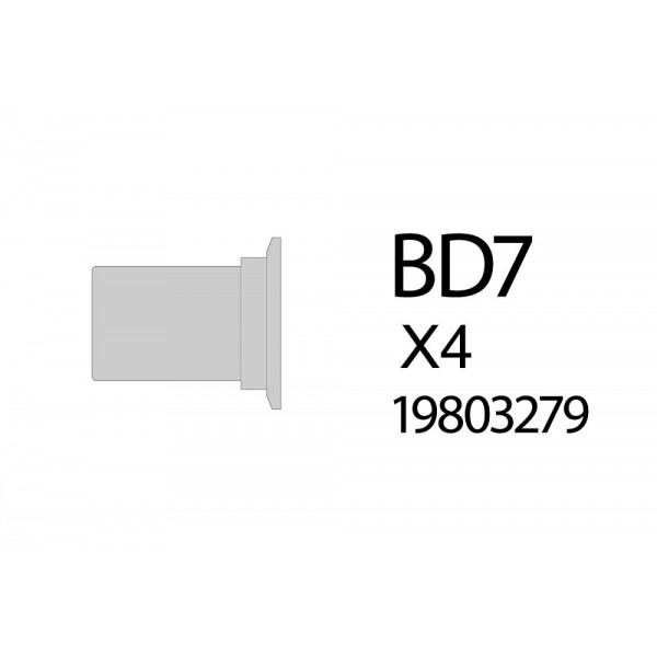 Tamiya King Pin, BD7X,.Black (58681) (4)