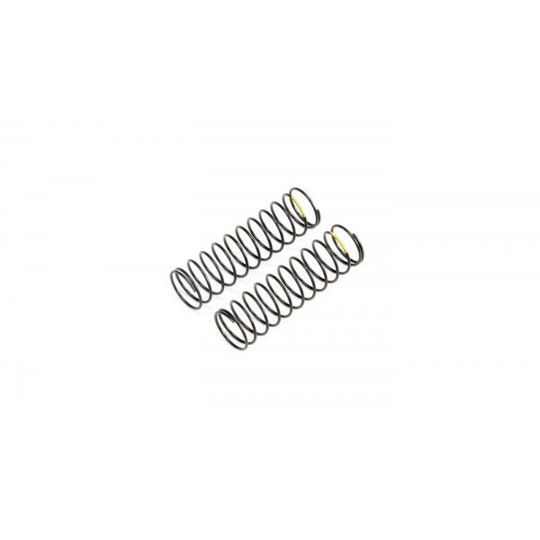 Team Losi Racing Yellow Front Springs, Low Frequency, 12mm (2)