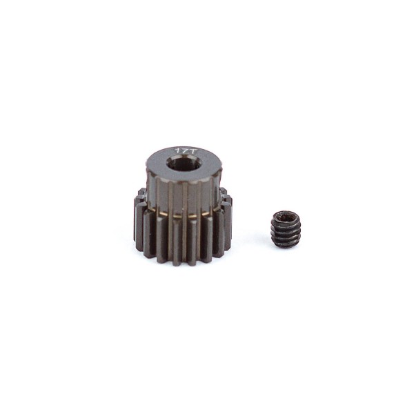 Team Associated Aluminum Factory Team Pinion Gear, 17T 48P, 1/8 shaft