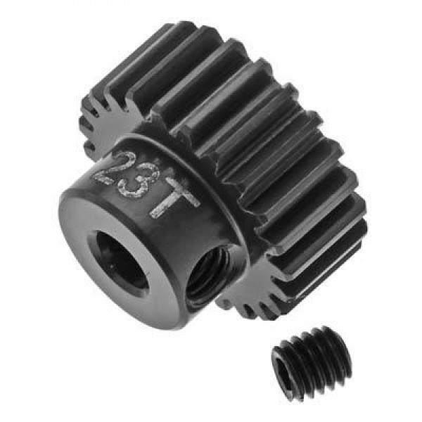 Team Associated Aluminum Factory Team Pinion Gear, 23T 48P, 1/8 shaft