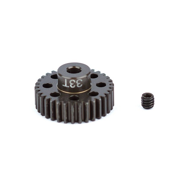 Team Associated Aluminum Factory Team Pinion Gear, 33T 48P, 1/8 shaft