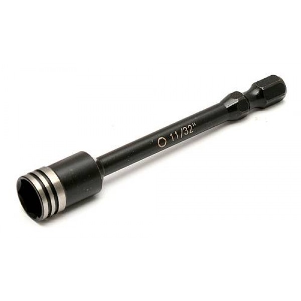 Team Associated Factory Team 1/4in Nut Driver Bit, 11/32in