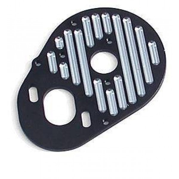 Team Associated Factory Team Milled Motor Plate, Black