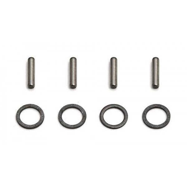 21096 Stub Axle Pins & Spacers RC18T