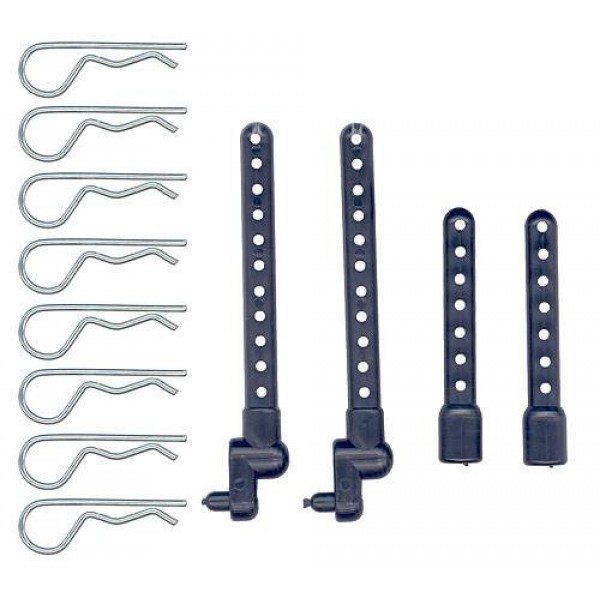 Team Associated NTC3 Front/Rear Body Mounts (Set)