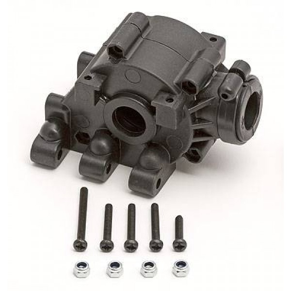 Team Associated Front/Rear Transmission Case with screws (set)