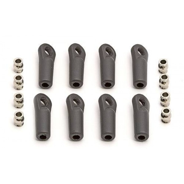 Team Associated Steel Front & Rear Turnbuckle Eyelets & Balls (set)