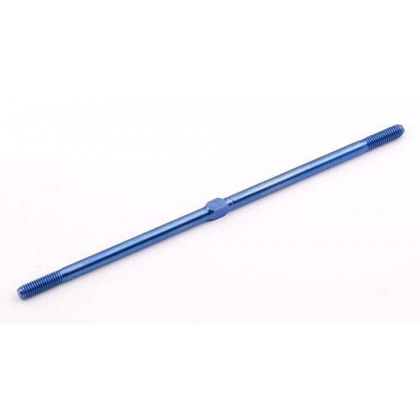 Factory Team Titanium Steering Turnbuckle, M3x109mm/4.312in, Blue