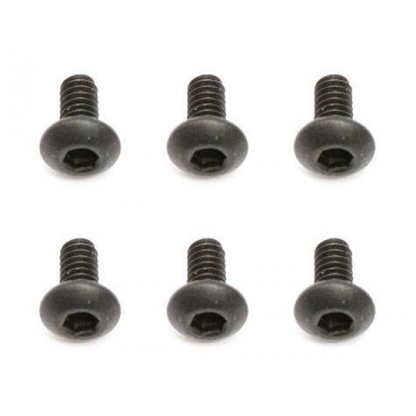 Team Associated Screws, M2x0.4x4mm (BHCS) (6)