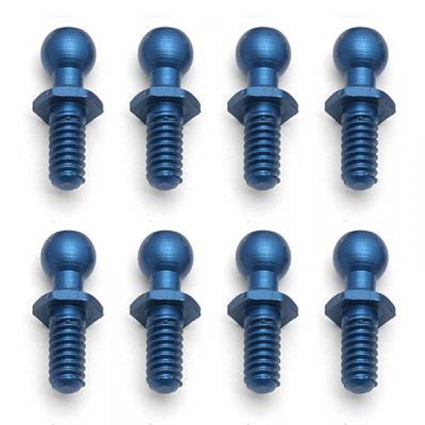 Team Associated Aluminum Factory Team Ballstuds, Blue (8)