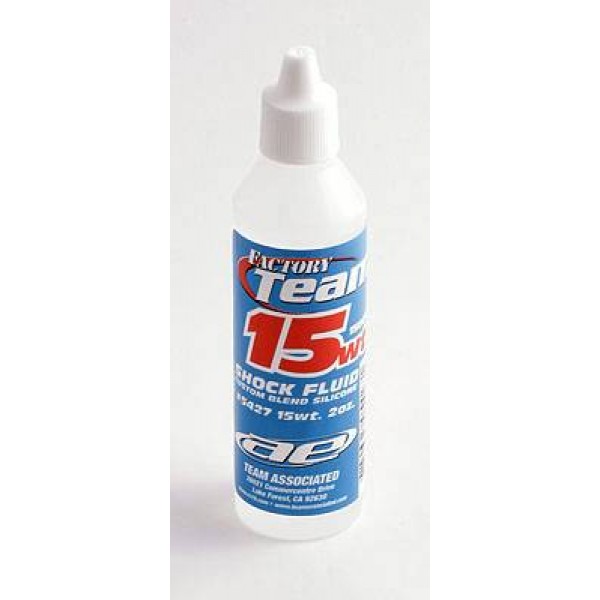 Team Associated Factory Team Silicone Shock Fluid, 15wt (150 cSt) (2 oz)