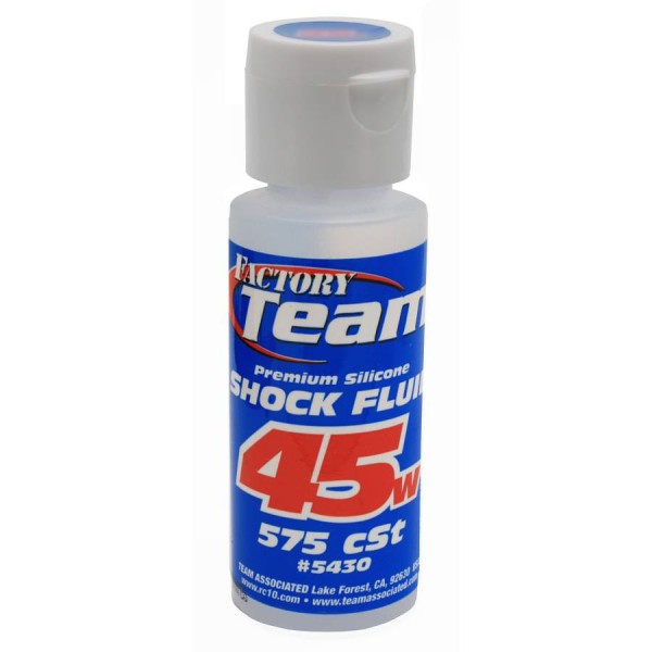 Factory Team Silicone Shock Fluid, 45wt (575 cSt), 2oz