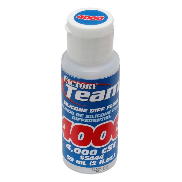 Team Associated Factory Team Silicone Differential Fluid, 4,000 cSt (2oz)