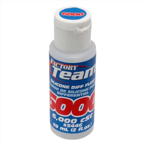 Team Associated Factory Team Silicone Differential Fluid, 6,000 cSt (2oz)