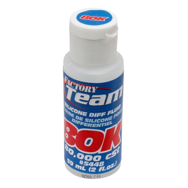 Team Associated Factory Team Silicone Differential Fluid, 80,000 cSt, 2oz