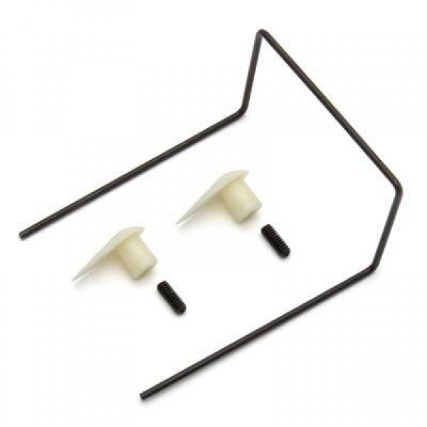 Team Associated RC10 Wing Mounts, White (2)