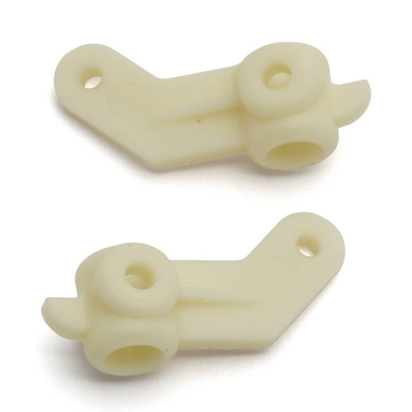 Team Associated Steering Blocks, White (2)