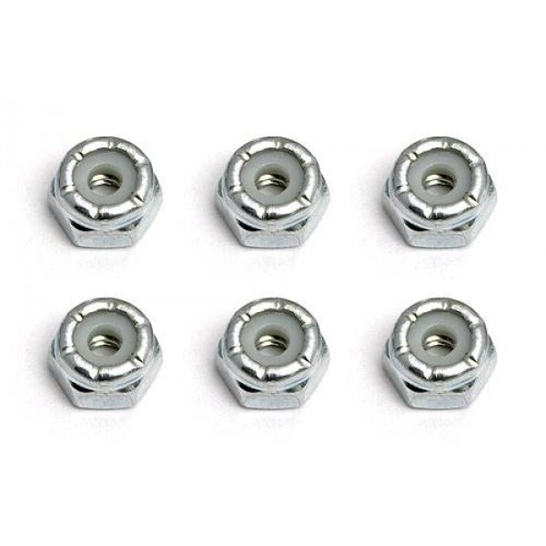Team Associated Steel Locknuts, 4-40 (6)