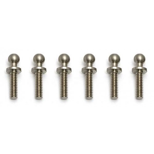 Team Associated Ballstuds, .40in, Silver (6)