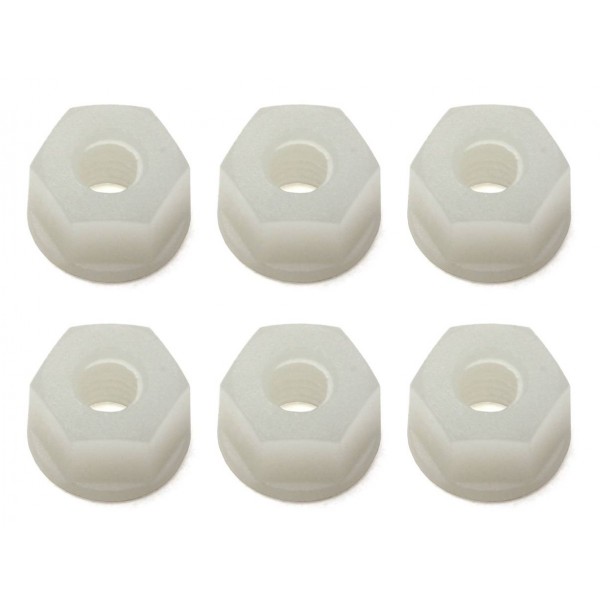 Locknuts, 8-32, white
