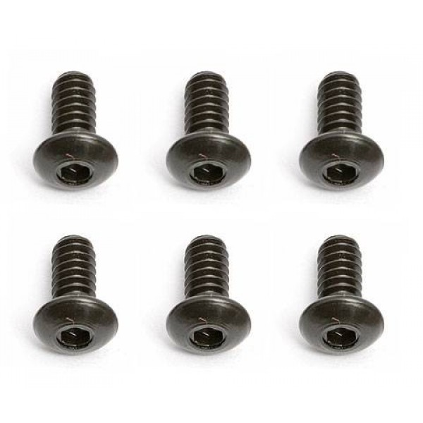 Team Associated Screws, 4-40x1/4in (BHCS) (6)