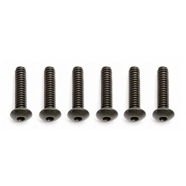 Team Associated Screws, 4-40x1/2in (BHCS) (6)