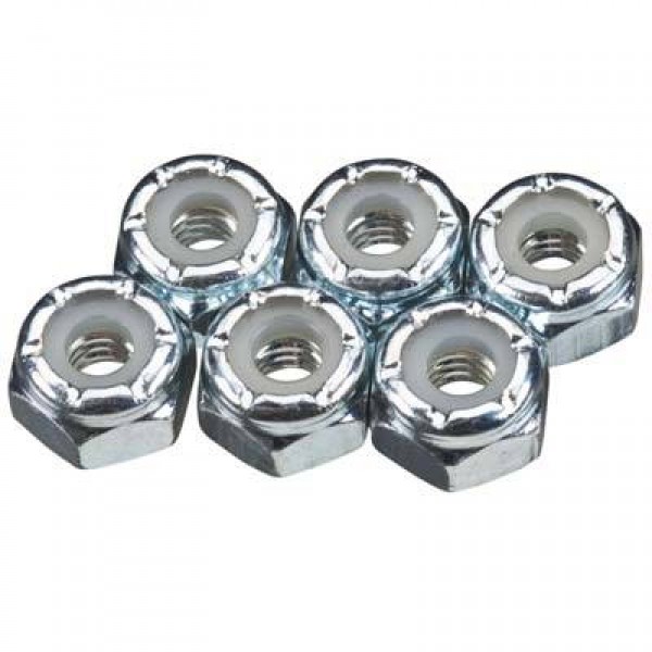 Team Associated Locknuts, 8-32, Steel (6)