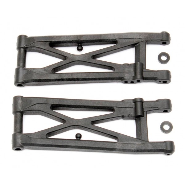 Team Associated Rear Arms (hard) and Shims (2)