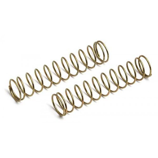 Team Associated Rear Shock Springs, 2.75lb, Gold (2)
