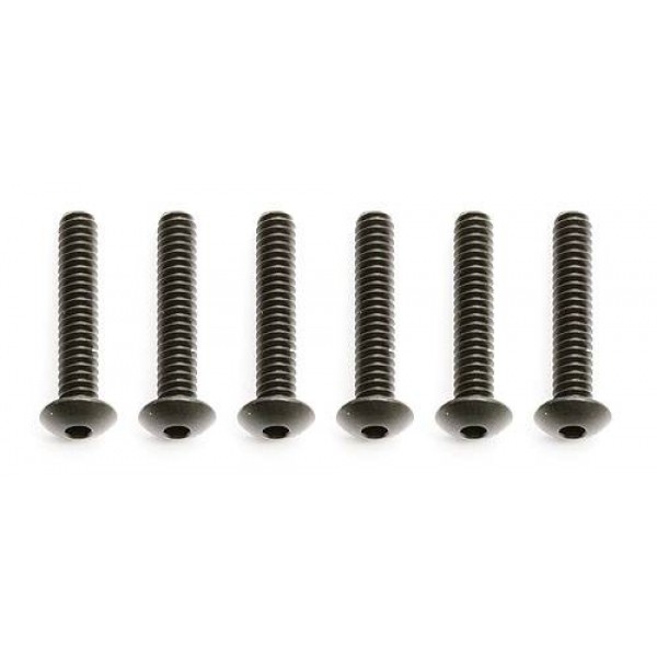 Team Associated Screws, 4-40x5/8in (BHCS) (6)