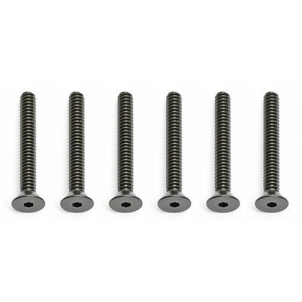 Team Associated Screws, 4-40x7/8in (FHCS) (6)