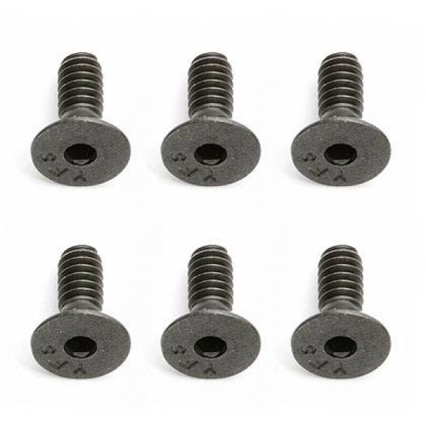 Team Associated Factory Team Screws, 4-40x5/16in (FHCS) (6)