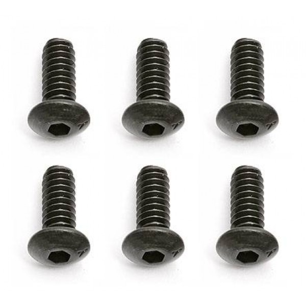 Team Associated Screws, 6-32x3/8in (BHCS) (6)