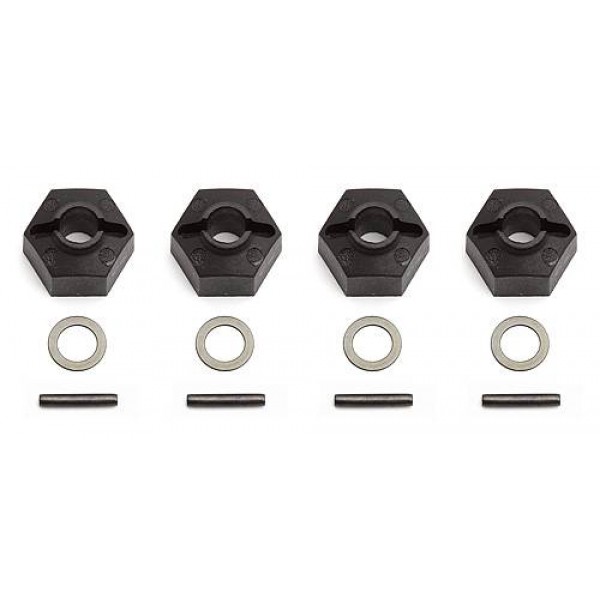 Team Associated T4 Hex Wheel Adapters (4)