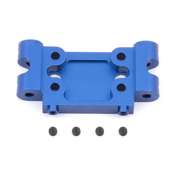 Team Associated GT2 Aluminum Factory Team Front Bulkhead, Blue