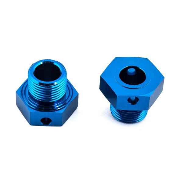 Team Associated RC8B3 Wheel Hexes, +2mm wide (2)