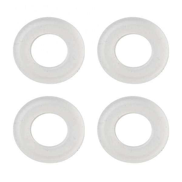 Team Associated Bleeder Shock Cap Seals, 16mm (4)
