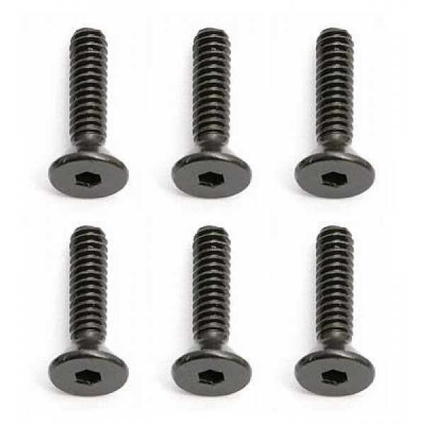 Team Associated Screws, 4-40x1/2in (FHSS) (6)