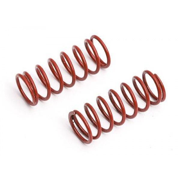 Team Associated Factory Team Micro Shock Springs, 14.0lb X-hard, Red (2)
