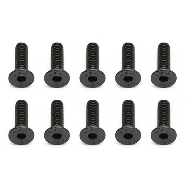Team Associated Screws, M4x14mm (FHCS) (10)