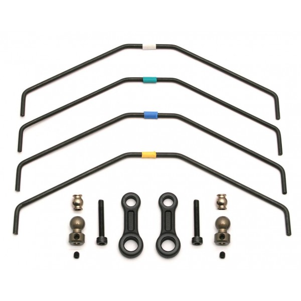 Team Associated RC8.2 Factory Team Rear Antiroll Bar Kit (4)