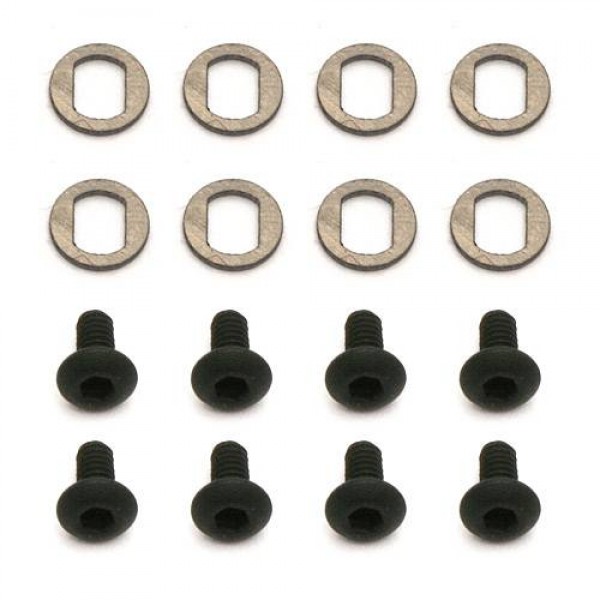 Team Associated 13mm Shock Piston Hardware (8)