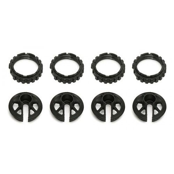 Team Associated 13mm Spring Cups/Collars (4)