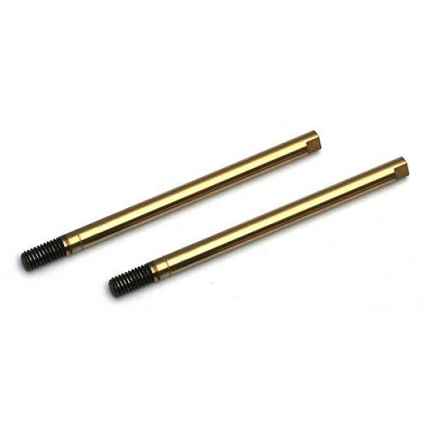 Team Associated Factory Team TiN Shock Shafts, 30mm (2)