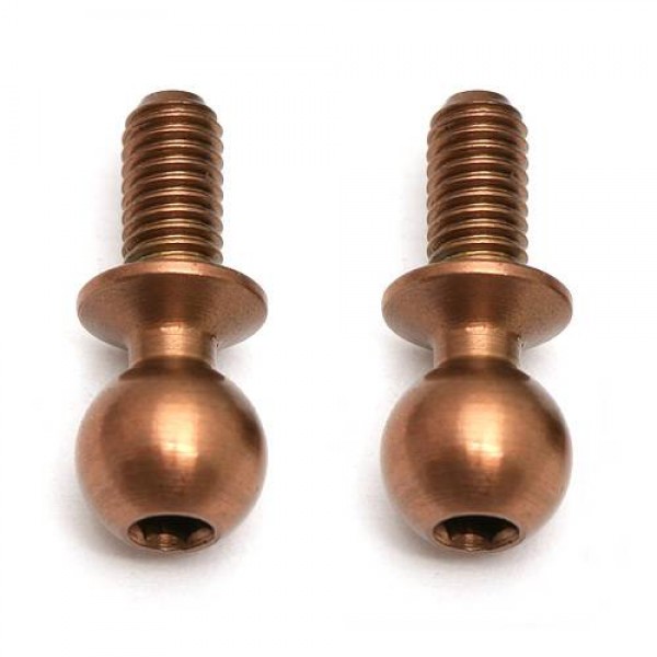Team Associated Factory Team TiN Heavy-duty Ballstuds, 6mm (2)