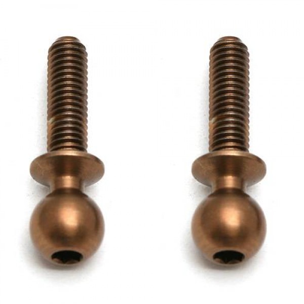 Team Associated Factory Team TiN Heavy-duty Ballstuds, 10mm (2)