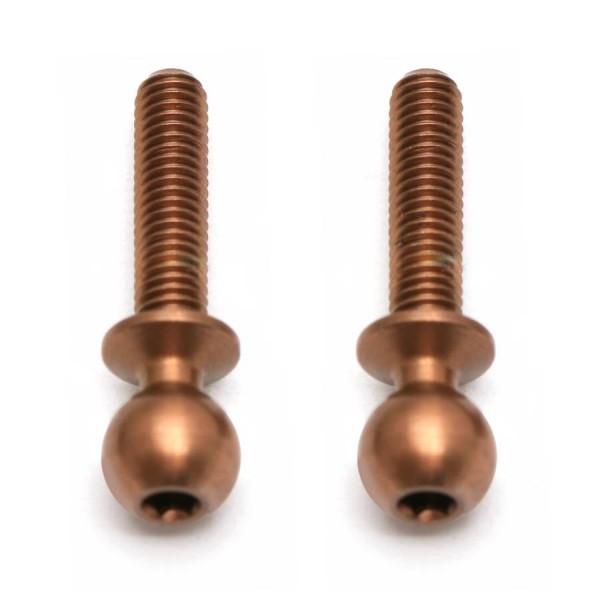 Team Associated Factory Team TiN Heavy-duty Ballstuds, 12mm (2)