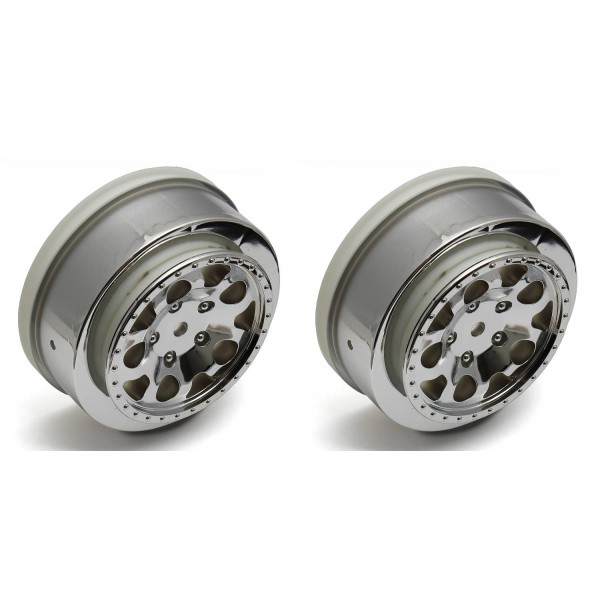 SC10B Front Wheels, chrome